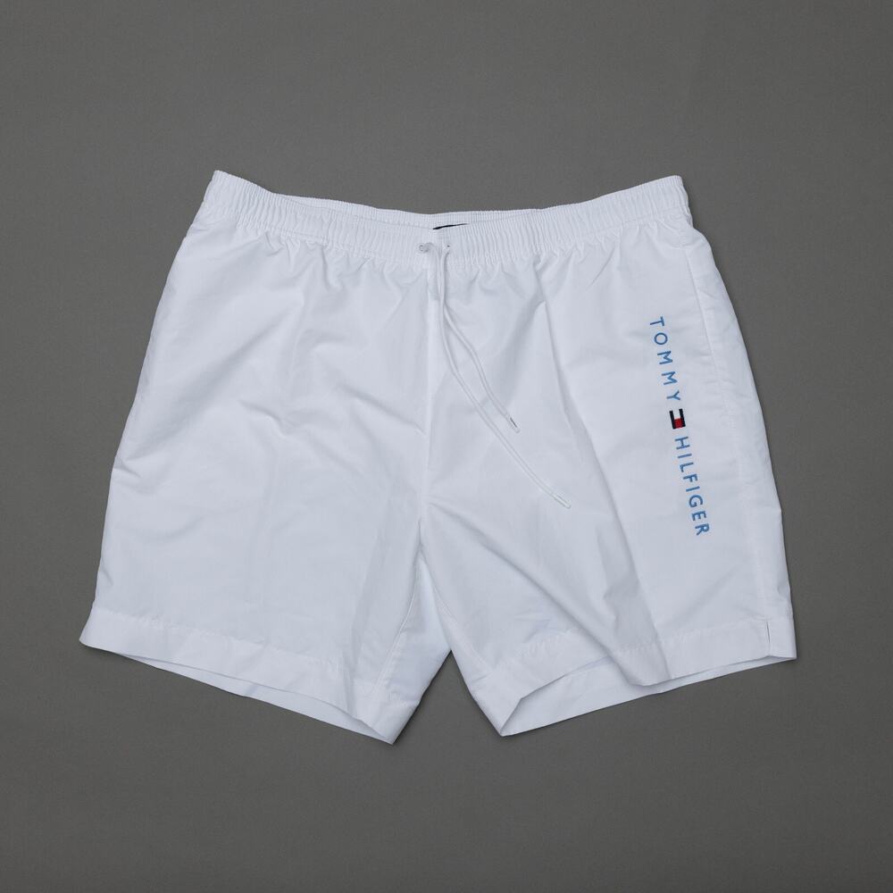 Tommy Hilfiger Men Regular fit Swim Trunks White Size 2XL (Pre-owned)